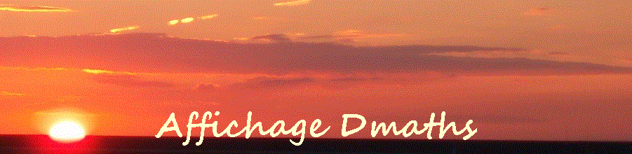 Affichage Dmaths